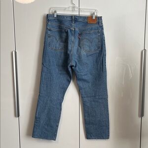 Levi's Vintage 501 Women's Boot Cut Denim Jeans in Blue, Size 30